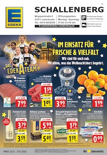 Aktueller EDEKA Prospekt für Leverkusen mit  Seiten