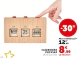 Calendrier Flip Flap en promo chez Super U Grenoble à 8,99 €