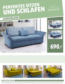 Sofa im aktuellen Polstermöbel Fischer Prospekt (Nürnberg) Sofa im Polstermöbel Fischer Prospekt "DER SCHLAFSOFA SPEZIALIST" mit 12 Seiten (Nürnberg)