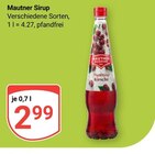 Sirup Angebote von Mautner bei GLOBUS Braunschweig für 2,99 €