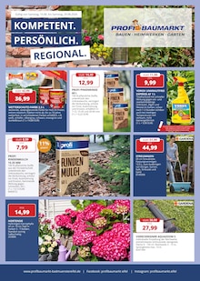 Profi-Baumarkt Eifel Prospekt KOMPETENT. PERSÖNLICH. REGIONAL. mit 4 Seiten