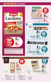 Promos Fleury Michon dans le catalogue "Nos PRIX BAS illuminent vos fêtes" de U Express à la page 20