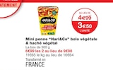 Mini penne bolo végétale & haché végétal - Hari&Co à 3,50 € dans le catalogue Monoprix