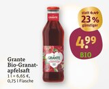 tegut Effelder-Rauenstein - Bio-Granatapfelsaft Angebot im Prospekt Bio-Granatapfelsaft bei tegut im Effelder-Rauenstein Prospekt für 4,99 €