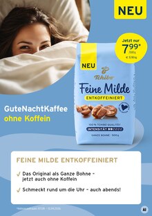 Kaffee im aktuellen Tchibo im Supermarkt Prospekt (Gummersbach) Kaffee im Tchibo im Supermarkt Prospekt "Voller Geschmack - ohne Koffein" mit 4 Seiten (Gummersbach)