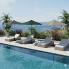 Parasol droit Lagoa - HYBA en promo chez Carrefour Market Versailles à 39,99 €