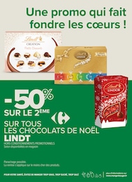 Prix et réduction Lindt dans le prospectus Carrefour Proximité en cours Offre Lindt dans le catalogue Carrefour Proximité du moment à la page 11