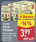 Helles Pülleken Angebote von Veltins bei ALDI Nord Wermelskirchen für 3,99 €