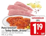 Puten-Schnitzel von  im aktuellen EDEKA Prospekt für 1,19 €
