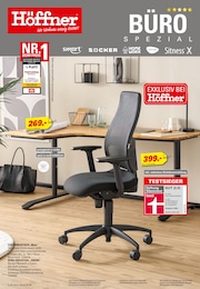 Bürostuhl Angebot & Preis im aktuellen Höffner Prospekt Bürostuhl Angebot im aktuellen Höffner Prospekt auf Seite 1