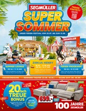 Aktueller Segmüller Möbel & Einrichtung Prospekt in Landshut und Umgebung, "Segmüller Super Sommer" mit 6 Seiten, 02.08.2025 - 16.08.2025