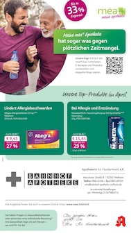 mea - meine apotheke Prospekt der KW 15 "Unsere April-Angebote" Aktueller mea - meine apotheke Prospekt "Unsere April-Angebote" Seite 1 von 4 Seiten