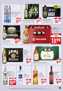 Krombacher im EDEKA Prospekt "Aktuelle Angebote" mit 41 Seiten (Lörrach)