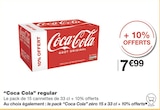 Coca Cola regular - Coca Cola en promo chez Monoprix Saint-Nazaire à 7,99 €