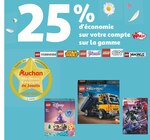 25% d'économie sur votre Compte Waaoh ! sur la gamme Lego - LEGO en promo chez Auchan Supermarché Saint-Denis