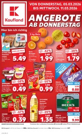 Aktueller Kaufland Supermarkt Prospekt in Hennigsdorf und Umgebung, "Aktuelle Angebote" mit 60 Seiten, 05.03.2026 - 11.03.2026