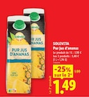 Pur jus d'ananas - SOLEVITA en promo chez Lidl Pur jus d'ananas - SOLEVITA dans le catalogue Lidl