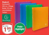 GLOBUS Freilassing - Ringbuch Angebot im Prospekt Ringbuch bei GLOBUS im Freilassing Prospekt für 1,99 €