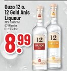 Ouzo 12 oder 12 Gold Anis Liqueur Angebote von 12 bei Trinkgut Remscheid für 8,99 €