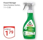 Reiniger im Angebot bei GLOBUS in Bochum Reiniger Angebote von Frosch bei GLOBUS Bochum für 1,79 €