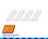 Strümpfe im Action Prospekt Fußlinge für Damen im aktuellen Action Prospekt für 1,99 €