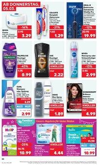 Pampers im Kaufland Prospekt "KNÜLLER" mit 72 Seiten (Hamburg)