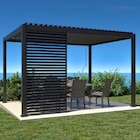 A - pergola anthracite 4x3m - Brico Dépôt à Goussainville A - pergola anthracite 4x3m en promo chez Brico Dépôt Goussainville à 1 199,00 €