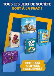 Catalogue Fnac "TOUS LES JEUX DE SOCIÉTÉ SONT À LA FNAC !" à Furiani et alentours, 1 page, 14/02/2025 - 27/04/2025