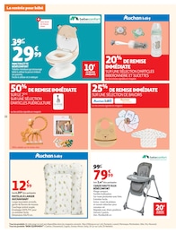 Offre Bavoir Bébé dans le catalogue Auchan Hypermarché du moment à la page 22