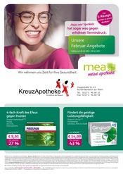 Aktueller mea - meine apotheke Apotheke Prospekt in Dormagen und Umgebung, "Unsere Februar-Angebote" mit 2 Seiten, 01.02.2025 - 28.02.2025