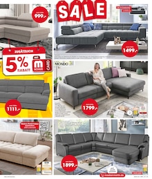 Ecksofa im aktuellen Möbel Martin Prospekt (Mannheim) Ecksofa im Möbel Martin Prospekt "SALE" mit 12 Seiten (Mannheim)