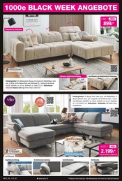 Aktueller Opti-Wohnwelt Prospekt mit Wohnlandschaft, "Black Shopping Week", Seite 2