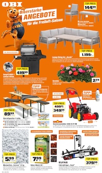 Aktueller OBI Prospekt (Arnsberg, 12 Seiten zum blättern OBI Prospekt BIBERSTARKE ANGEBOTE mit 12 Seiten