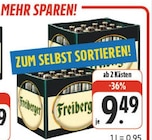 nah und gut - Freiberger Bier Angebot im Prospekt Freiberger Bier bei nah und gut im Prospekt "" für 9,49 €