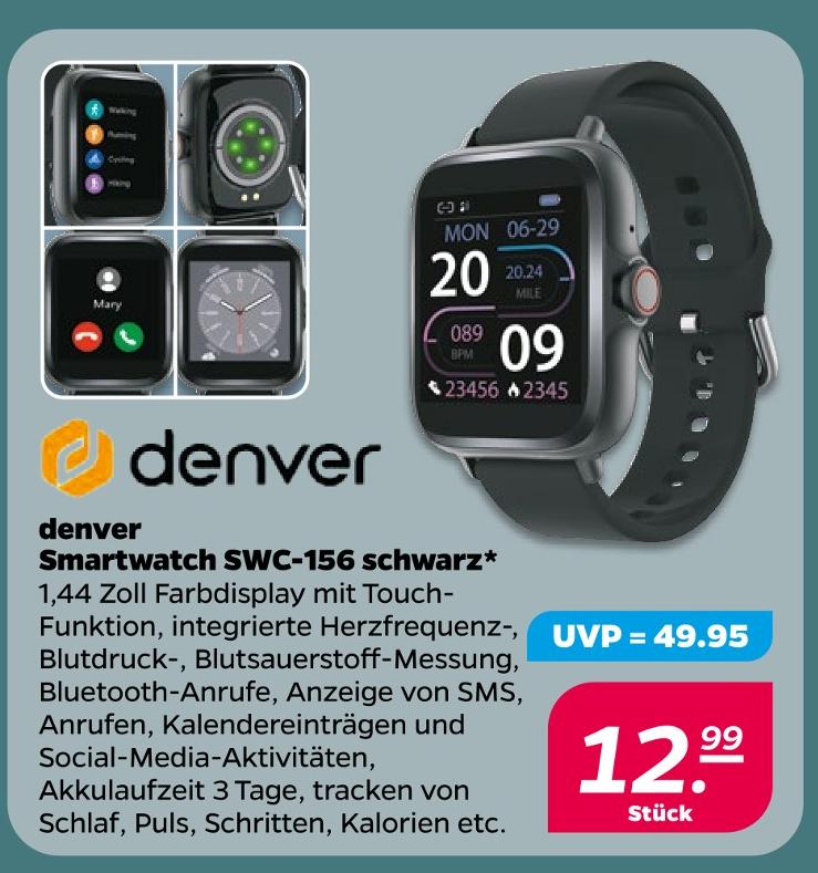 Smartwatch SWC-156 schwarz