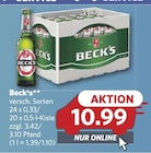 Aktuelles Beck's Angebot bei combi in Bielefeld ab 10,99 €