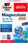 Magnesium 400 Tabletten von DOPPELHERZ für 1,99 € bei Kaufland im Angebot Magnesium 400 Tabletten von DOPPELHERZ im aktuellen Kaufland Prospekt