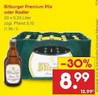 Premium Pils oder Radler im Angebot bei Netto Marken-Discount in Nettetal Premium Pils oder Radler Angebote von Bitburger bei Netto Marken-Discount Nettetal für 8,99 €