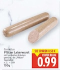 Pfälzer Leberwurst von Cornelius im aktuellen E center Prospekt