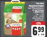 Katzenstreu Original im Angebot bei EDEKA in Erlangen Katzenstreu Original Angebote von Cat's Best bei EDEKA Erlangen für 6,99 €
