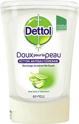 Promo Dettol recharge de savon no-touch antibactérien aloe vera chez Casino  Hyperfrais