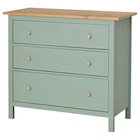 Kommode mit 3 Schubladen graugrün/hellbraun lasiert im Angebot bei IKEA in Trier Kommode mit 3 Schubladen graugrün/hellbraun lasiert Angebote von HEMNES bei IKEA Trier für 179,00 €