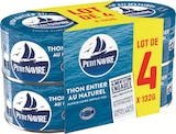 Thon entier au naturel - PETIT NAVIRE en promo chez Intermarché Thon entier au naturel - PETIT NAVIRE dans le catalogue Intermarché