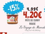 Pâte de Curry Rouge - LE VOYAGE DE MAMABÉ dans le catalogue Naturalia