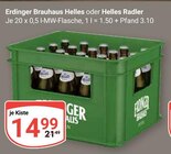 Aktuelle Erdinger Angebote bei GLOBUS in Erfurt Aktuelles Helles Angebot bei GLOBUS in Erfurt ab 14,99 €