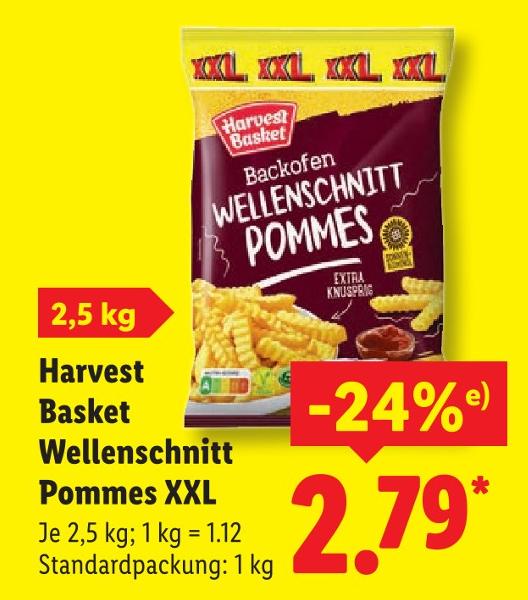 Wellenschnitt Pommes XXL