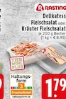 Delikatess Fleischsalat im Angebot bei EDEKA in Krefeld Delikatess Fleischsalat Angebote von RASTING bei EDEKA Krefeld für 1,79 €