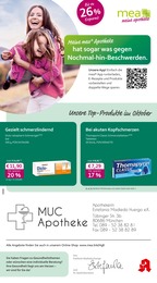 mea - meine apotheke Prospekt für München: "Unsere Oktober-Angebote", 4 Seiten, 01.10.2025 - 31.10.2025
