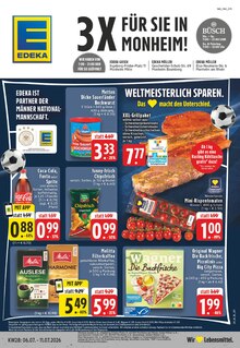 Cola im aktuellen EDEKA Prospekt (Monheim (Rhein)) Cola im EDEKA Prospekt "Aktuelle Angebote" mit 24 Seiten (Monheim (Rhein))