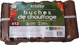 Bûches de chauffage - Actifeu dans le catalogue Carrefour